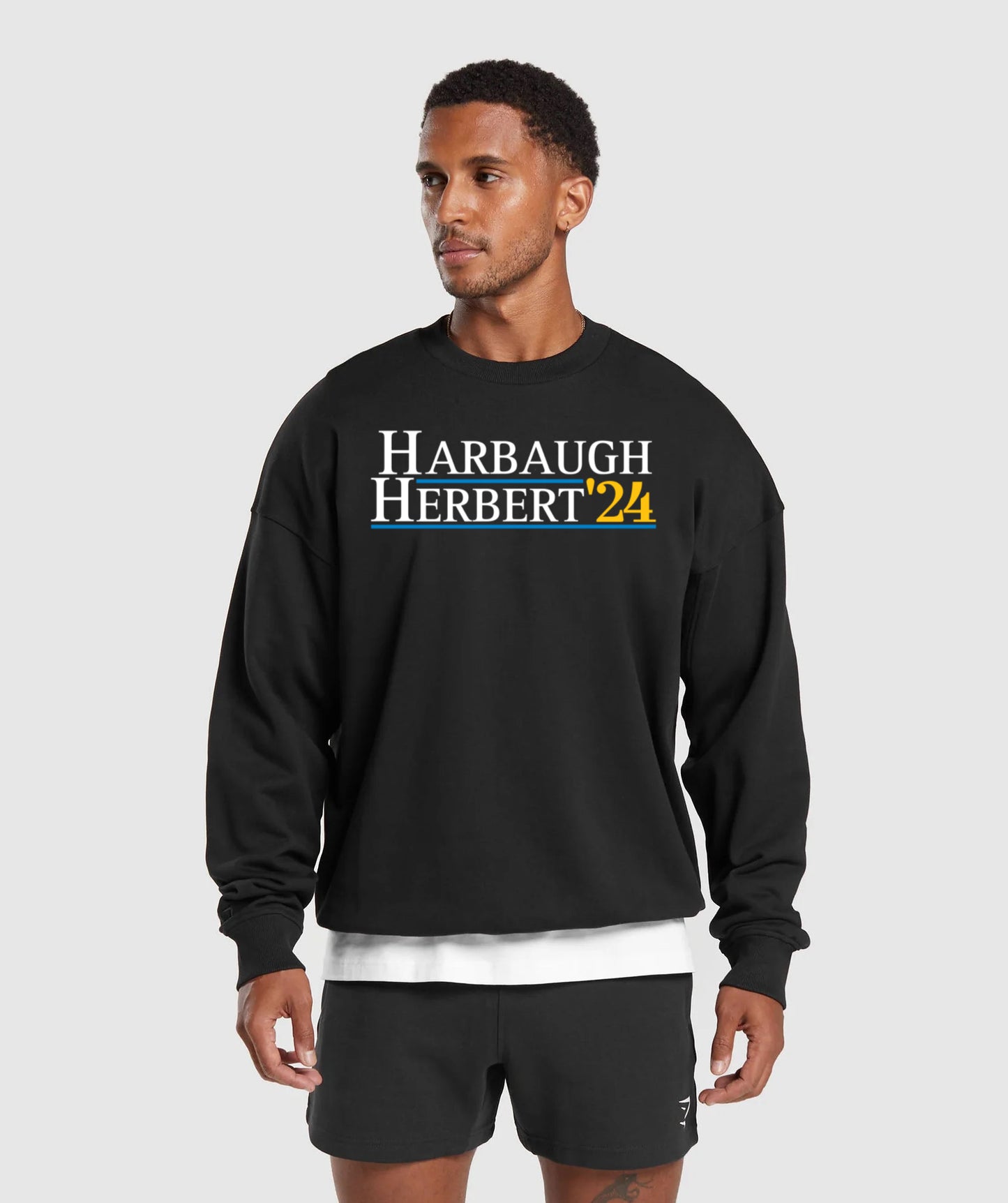 ‘Herbert Harbaugh ‘24’ Crewneck (Black)