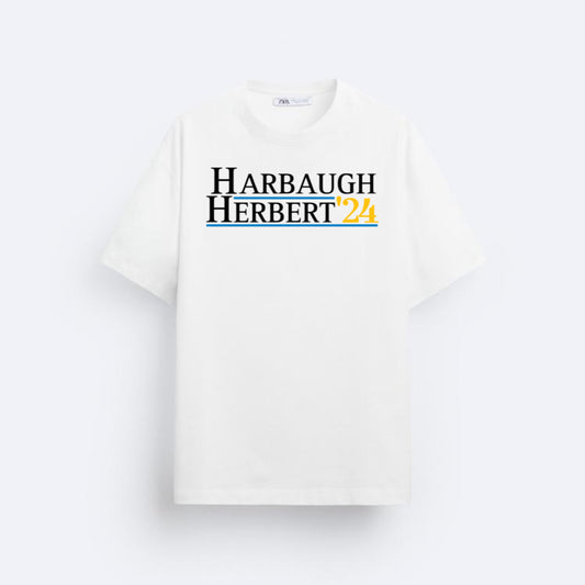 ‘Herbert Harbaugh ‘24’ T-Shirt (White)